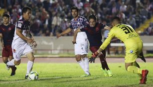 Juan de Alba y Alan Cervantes en el partido de Copa MX