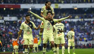 América celebra una anotación contra Cruz Azul 