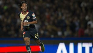 Diego Lainez en un partido con las Águilas