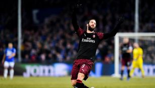 Gonzalo Higuaín durante un encuentro ante el Sampdoria