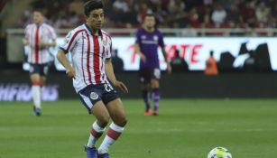 Fernando Beltrán durante un partido de Chivas