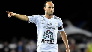 Landon Donovan en partido con León 