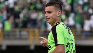 Nicolás Benedetti en partido con Deportivo Cali