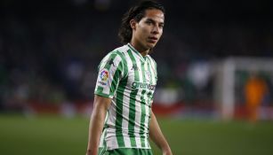 Lainez, durante el juego contra Espanyol