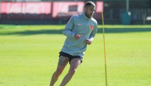 Jérémy Ménez, durante un entrenamiento con América