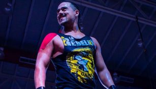 Garza Jr. en una función de lucha libre