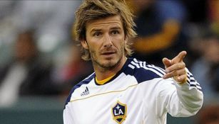 Beckham festeja anotación con el Galaxy