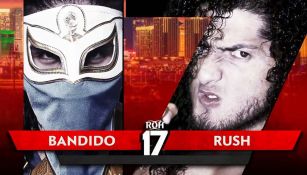 Promocional de Rush vs Bandido para ROH 17