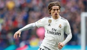 Lika Modric, durante un partido del Real Madrid