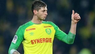 Emiliano Sala durante un partido del Nantes 