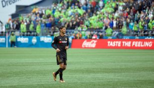 Carlos Vela durante un entrenamiento con el LAFC