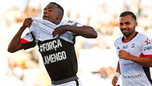 Yago Da Silva festeja un gol con Lobos BUAPA