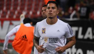 Salcedo previo a un juego con Tigres 