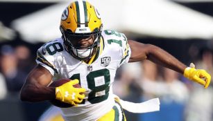 Randall Cobb durante un partido con los Packers