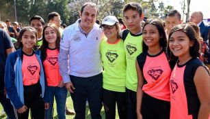 Cuauhtémoc Blanco, en la inauguración del Torneo Estatal Deportivo INTERCECyTE 2019