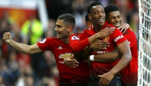 Manchester United celebra anotación contra el Watford 