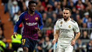 Dembélé durante encuentro contra Real Madrid 