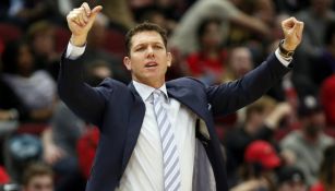 Luke Walton durante un juego de los Lakers