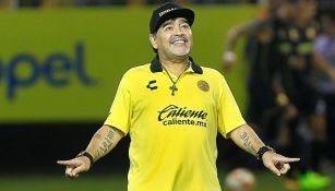 Maradona festeja triunfo con Dorados