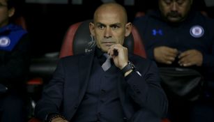 Francisco Jémez durante su etapa como técnico de Cruz Azul