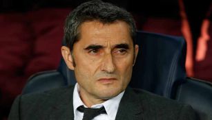 Valverde durante un partido del Barcelona 