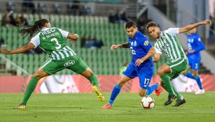 Jesús Corona, durante el partido en contra de Rio Ave