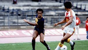 José Muñante en un partido con los Pumas 