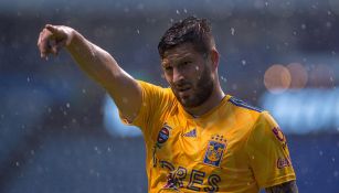 André Pierre Gignac celebra un gol de Tigres