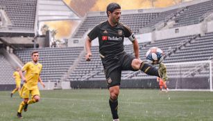 Carlos Vela en un partido con LAFC 