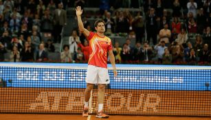 David Ferrer se despide del público en Madrid 