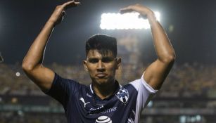 Jesús Gallardo durante un juego de Rayados