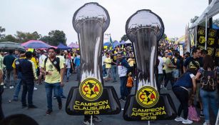 Aficionados del América recuerdan finales ganadas a Cruz Azul 