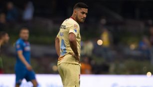 Bruno Valdez, en un juego con América en el Azteca