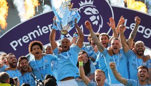 Manchester City festeja título de la Premier League