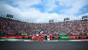 Grada del AHR durante el Gran Premio de México en 2018