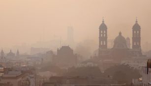 Vista de la CDMX en plena contaminación