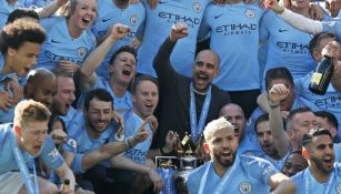 Guardiola festeja Título del Manchester City