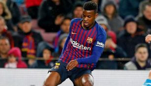 Semedo durante un partido del Barcelona 