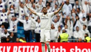 Benzema festeja gol del Real Madrid