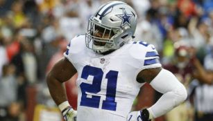 Ezekiel Elliott, durante un partido con Dallas 