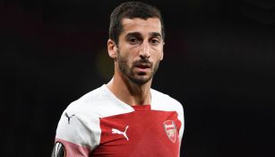 Henrikh Mkhitaryan durante un partido del Arsenal