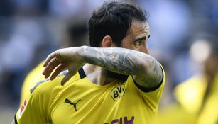 Paco Alcácer durante un juego del Borussia Dortmund