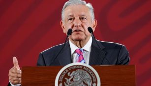 López Obrador, durante un conferencia matutina