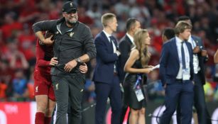 Jürgen Klopp celebra al final del partido ante el Tottenham