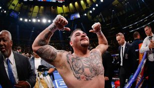 Andy Ruiz tras convertirse en Campeón Mundial de Peso Pesado 