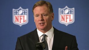 Roger Goodell charla con los medios de comunicación 