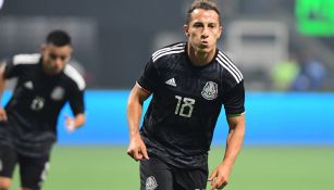 Andrés Guardado, durante el amistoso contra Venezuela