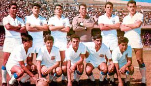 Formación de Cruz Azul hace 55 años