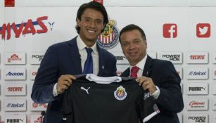 Rodríguez, en su presentación con Chivas