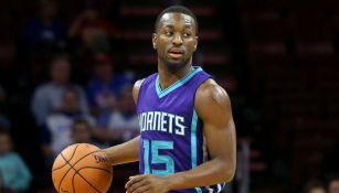 Kemba Walker durante un juego con Charlotte Hornets